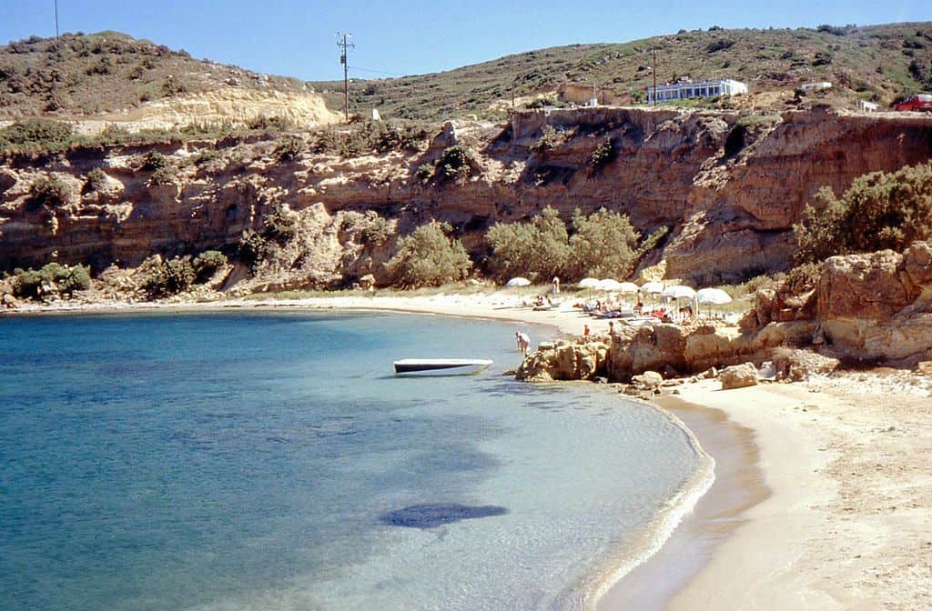 The small beach of Limnionas, Kos, Greece