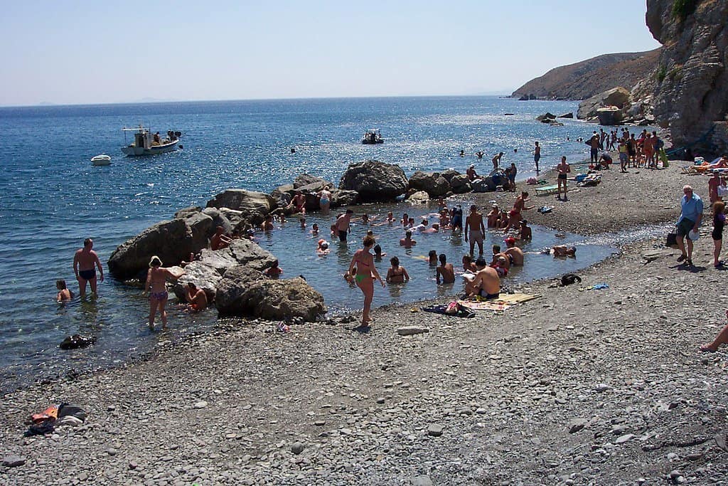 Thermal springs of Kos island, Greece