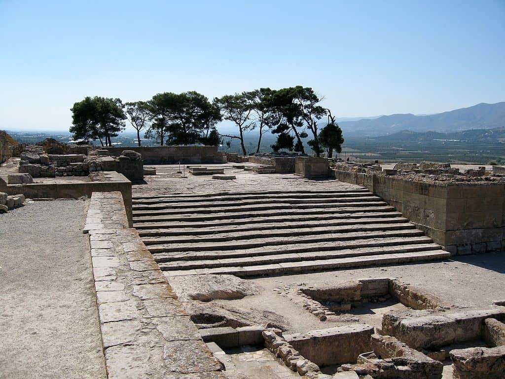 Heraklion destinations - Phaistos, one of the most important Minoan palaces where Phaistos disc was discovered.