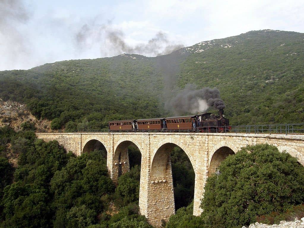 The railway of Pelio, Greece